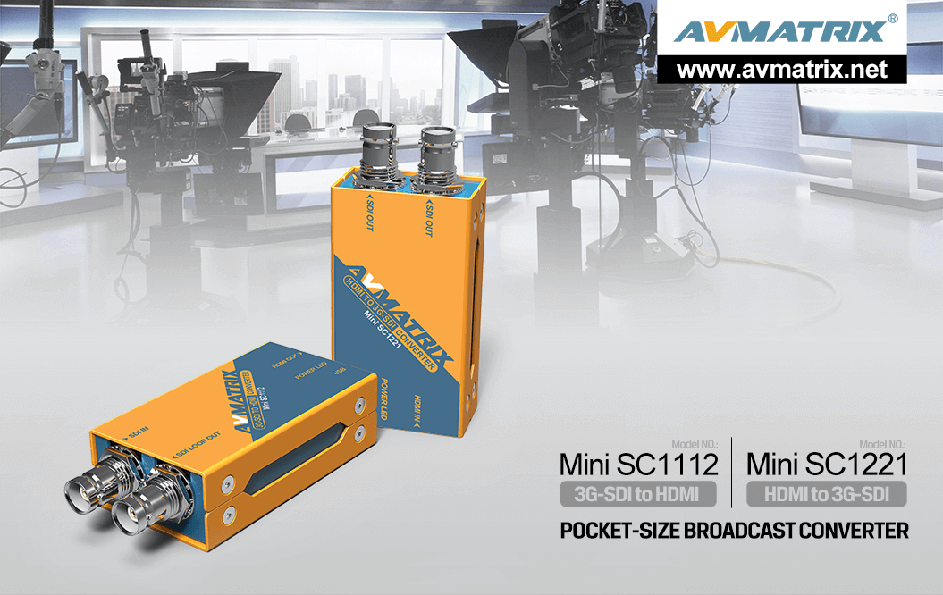 Mini SC1112 - SDI to HDMI Mini Converter - AVMATRIX
